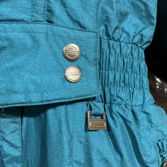 Vtg 90s CIMA Ski Suit One piece Snowsuit Snow Bunny Large Retro Womens 14 - Picture 6 of 12